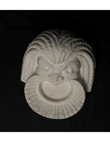 Máscara de teatro cómico griego antiguo