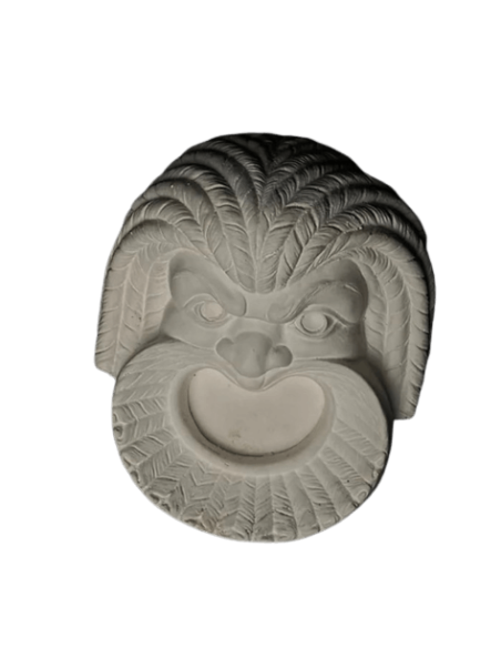 Máscara de teatro cómico griego antiguo