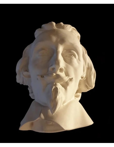 Mask of the Cardinal of Richelieu after Gian Lorenzo Bernini, known as Le Bernin.