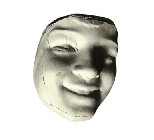 Masque de La Rieuse aux Roses d'après...