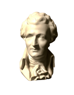 Bust of Alphonse de Lamartine