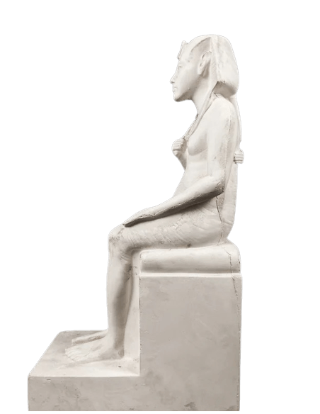 Estatuilla del rey faraón de Egipto Amenhotep IV, o Akenatón décimo faraón de la XVIII dinastía.