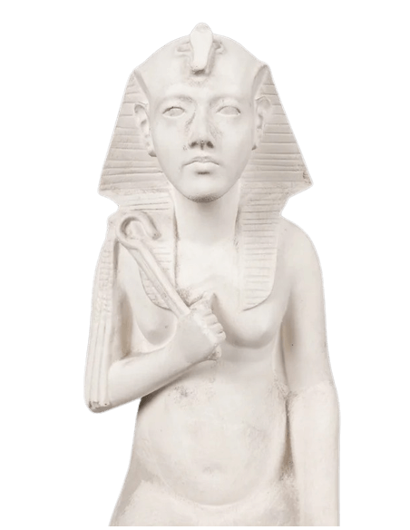Estatuilla del rey faraón de Egipto Amenhotep IV, o Akenatón décimo faraón de la XVIII dinastía.