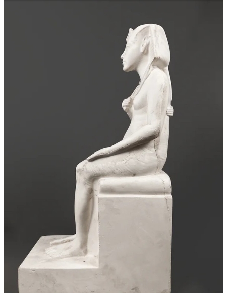 Estatuilla del rey faraón de Egipto Amenhotep IV, o Akenatón décimo faraón de la XVIII dinastía.