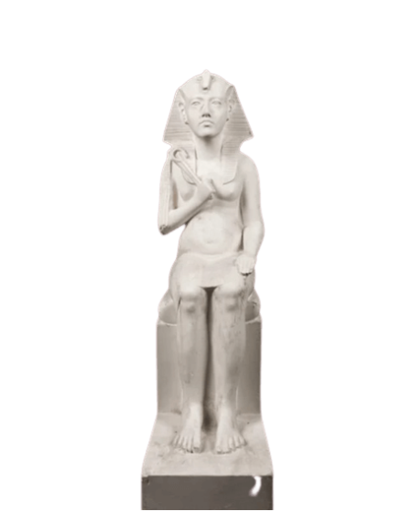 Estatuilla del rey faraón de Egipto Amenhotep IV, o Akenatón décimo faraón de la XVIII dinastía.