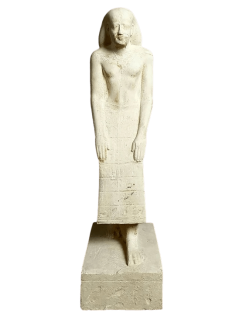 Statuette de haut fonctionnaire égyptien.