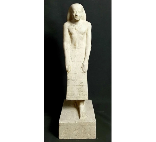 Statuette de haut fonctionnaire égyptien.