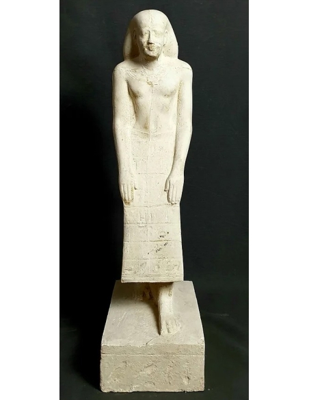 Statuette de haut fonctionnaire égyptien.