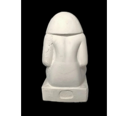Statuette de scribe égyptien assis en tailleur