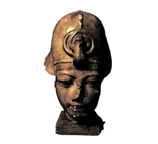 Cabeza del faraón egipcio Amenofis III, Museo del Louvre