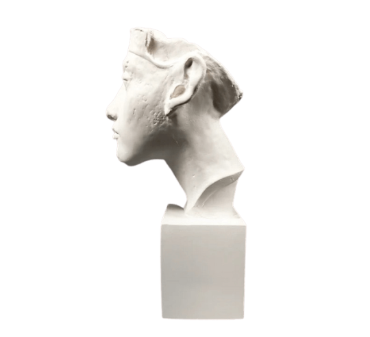 Head of the Egyptian Pharaoh King Amenophis IV,...