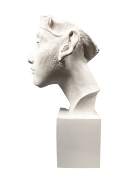 Head of the Egyptian Pharaoh King Amenophis IV, Berlin Museum.