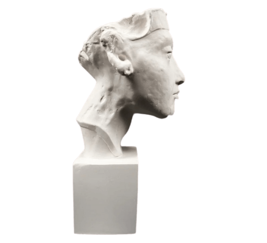 Head of the Egyptian Pharaoh King Amenophis IV,...