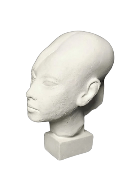 Tête de Mérytaton, Princesse d'Égypte, Fille d'Akhenaton et de Nefertiti.