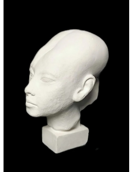 Tête de Mérytaton, Princesse d'Égypte, Fille d'Akhenaton et de Nefertiti.