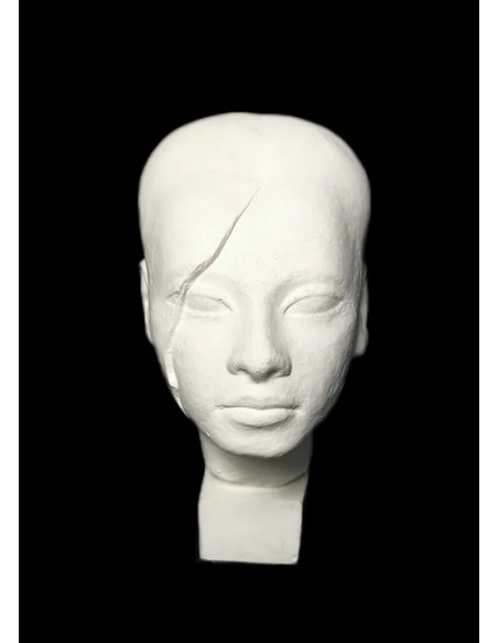 Tête de Mérytaton, Princesse d'Égypte, Fille d'Akhenaton et de Nefertiti.