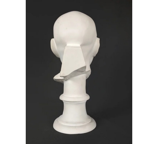 Tête de statue masculine dite Tête verte de...