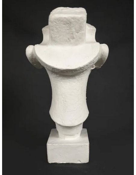 Buste de Néfertiti reine Pharaon d'Égypte et femme d'Akhenaton, musée égyptien de Berlin.