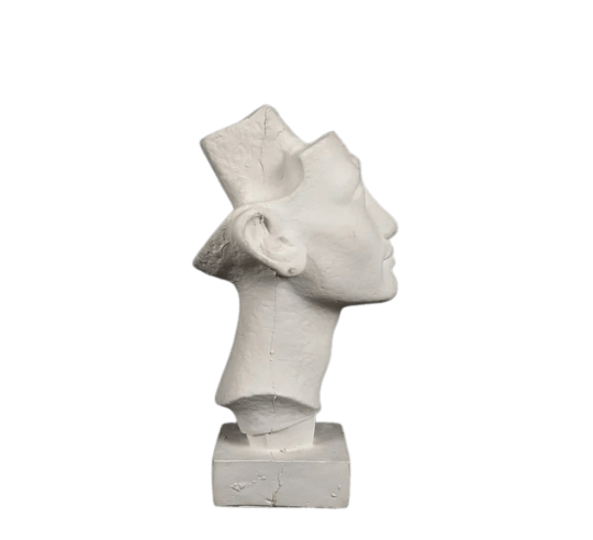 Busto de Nefertiti, reina faraón de Egipto y...
