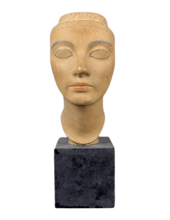 Buste de Néfertiti reine Pharaon d'Égypte et femme...