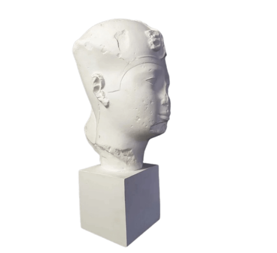 Cabeza del faraón egipcio Rey Apries, Museo del...