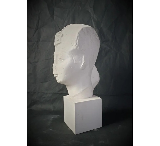 Cabeza del faraón egipcio Rey Apries, Museo del...