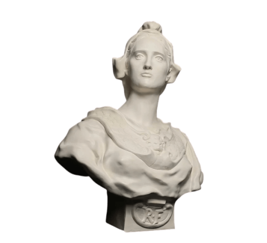 Bust of Marianne, allegory of the French Republic after Jean Antoine Injalbert.