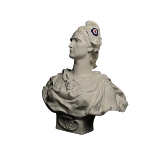 Bust of Marianne, allegory of the French...