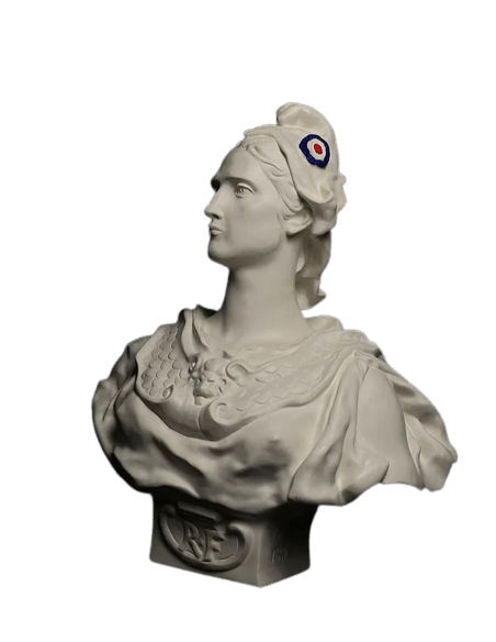 Buste de Marianne, allégorie de la République française d'après Jean Antoine Injalbert.