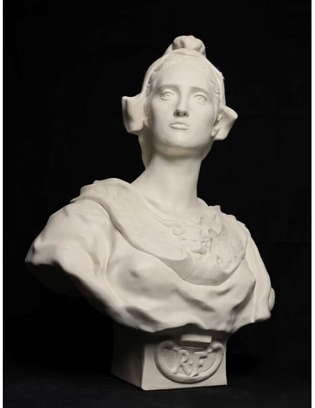 Busto de Marianne, alegoría de la República Francesa según Jean Antoine Injalbert.