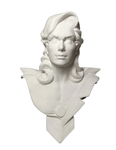 Buste de Marianne, allégorie de la République française d'après Roger Louis Chavanon.