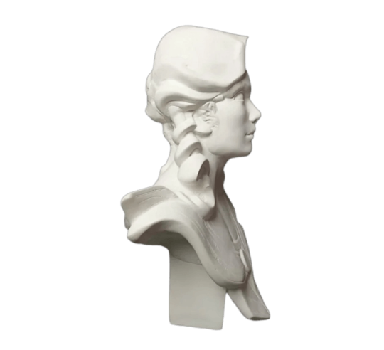 Bust of Marianne, allegory of the French...