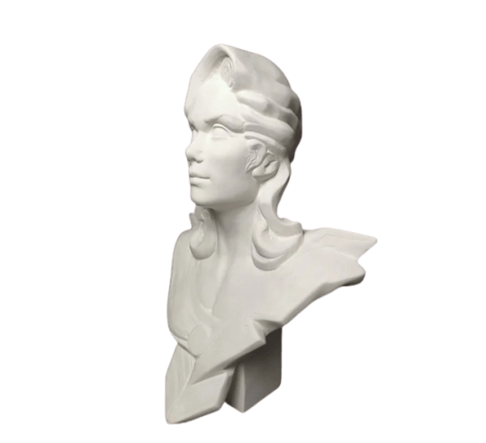 Busto de Marianne, alegoría de la República...