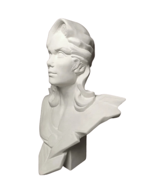 Buste de Marianne, allégorie de la République française d'après Roger Louis Chavanon.