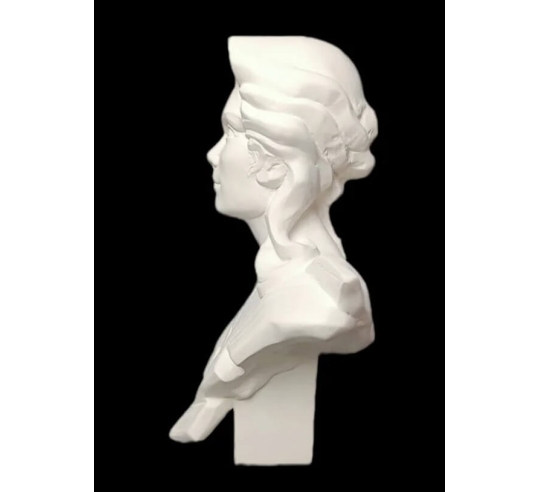 Busto de Marianne, alegoría de la República...