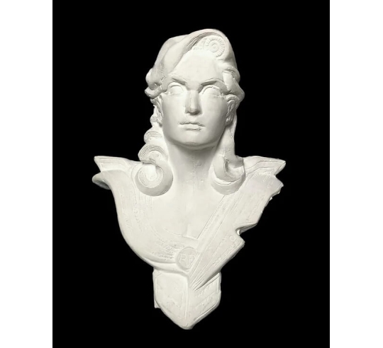 Busto de Marianne, alegoría de la República...
