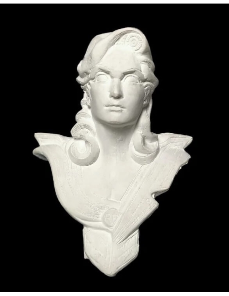 Bust of Marianne, allegory of the French Republic after Roger Louis Chavanon, small model.