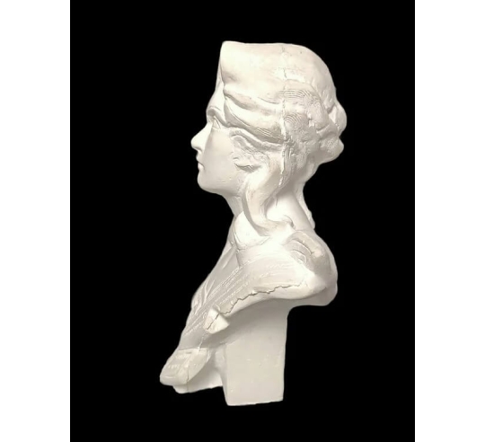 Bust of Marianne, allegory of the French...