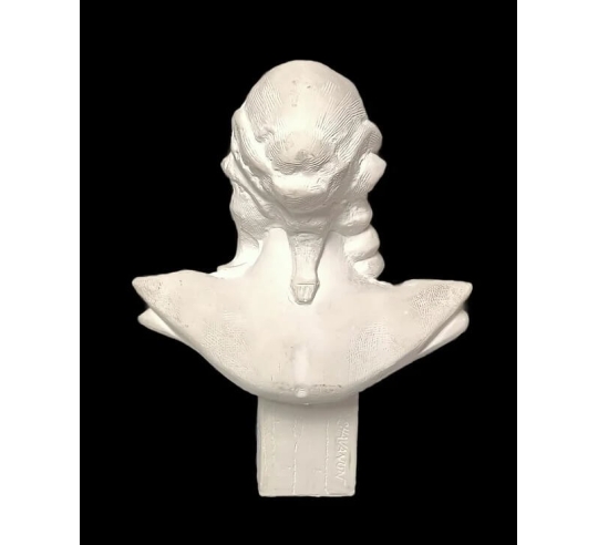 Bust of Marianne, allegory of the French...