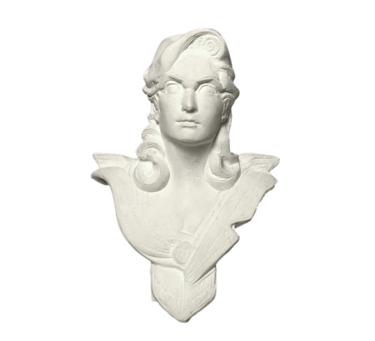 Bust of Marianne, allegory of the French Republic after Roger Louis Chavanon, small model.