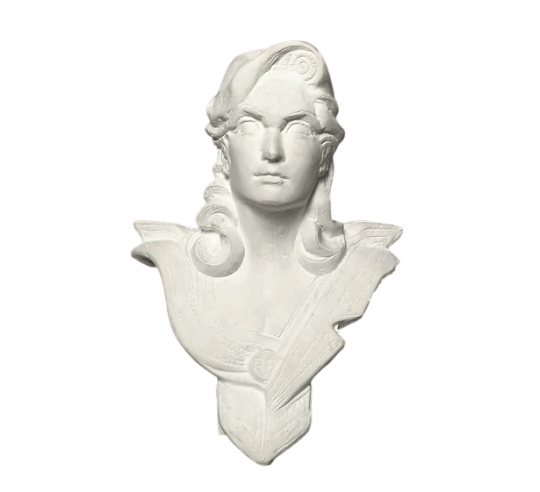 Busto de Marianne, alegoría de la República Francesa según Roger Louis Chavanon, modelo pequeño.