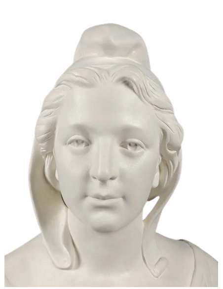 Buste de Marianne, allégorie de la République française moulage d'après Fernand Dubois.