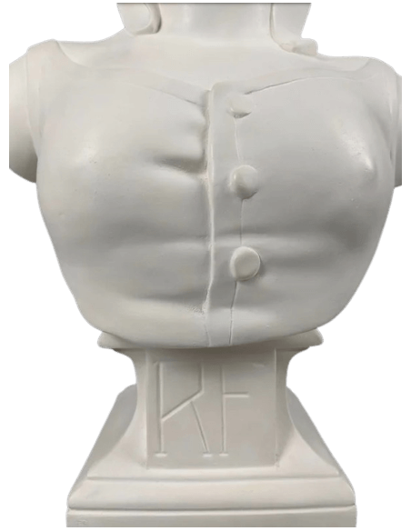 Buste de Marianne, allégorie de la République française moulage d'après Fernand Dubois.