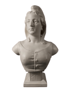 Bust of Marianne, allegory of the French Republic moulded...