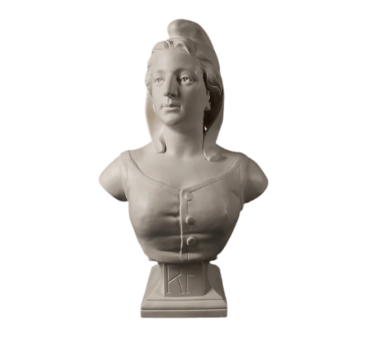 Bust of Marianne, allegory of the French Republic moulded after Fernand Dubois, big model.