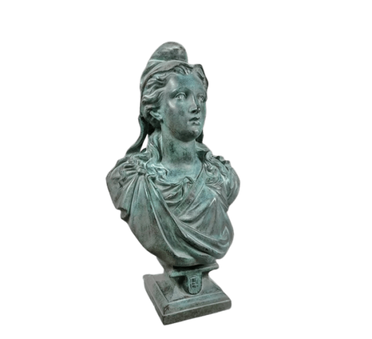 Bust of Marianne, allegory of the French...