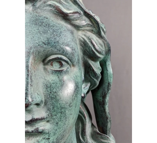 Bust of Marianne, allegory of the French...