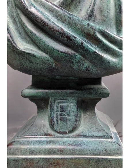 Buste de Marianne, allégorie de la République française d'après Victor Mauger.