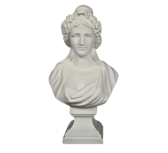 Bust of Marianne, allegory of the French Republic after Jean-Guillaume Bernard Vauquelin.