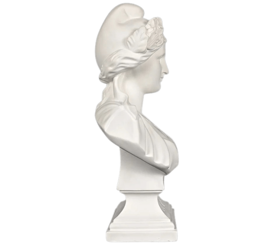 Bust of Marianne, allegory of the French...